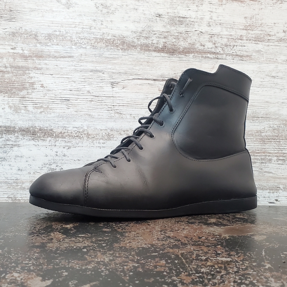 Helm Dash Sneaker Boots Sz 12 M Used 17696005 Black Leather Made in USA